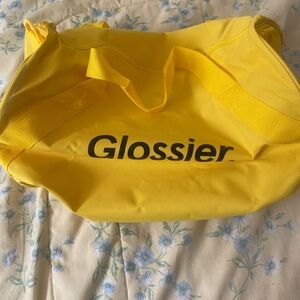 Glossier Bright Yellow Tote Bag